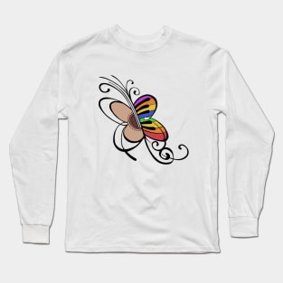 Music Butterfly Long Sleeve T-Shirt